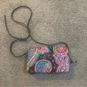NEW Vera Bradley Parisian Paris Turnlock Crossbody Purse